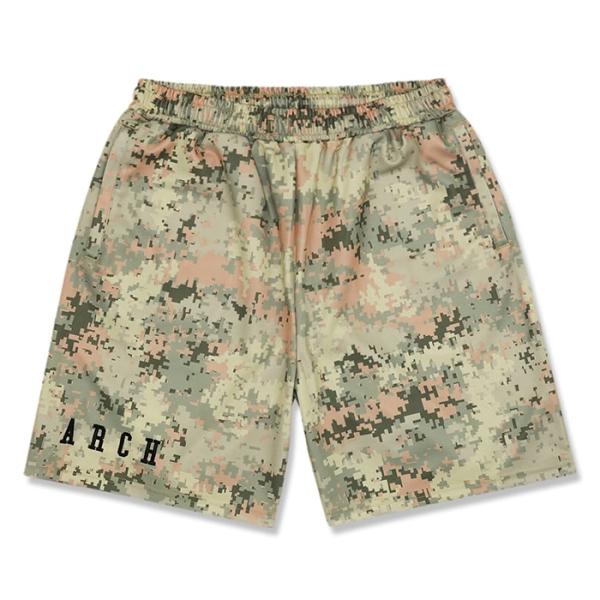 Arch overlap camo shorts【B124105】sand