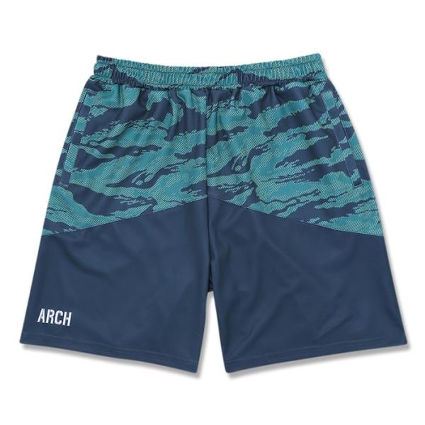 Arch tiger stripe camo shorts【B124132】navy blue