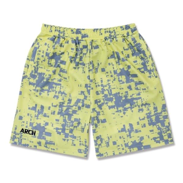 Arch grid faded shorts【B125112】citron