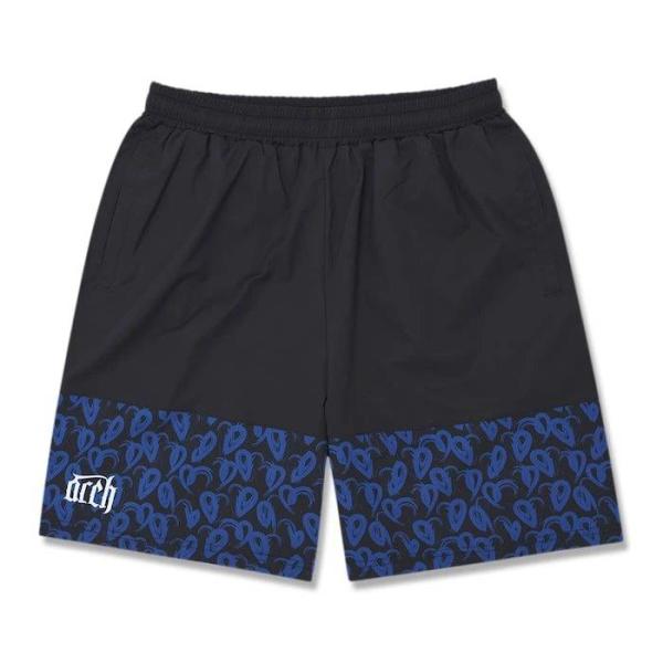 Arch brush heart shorts【B125113】black