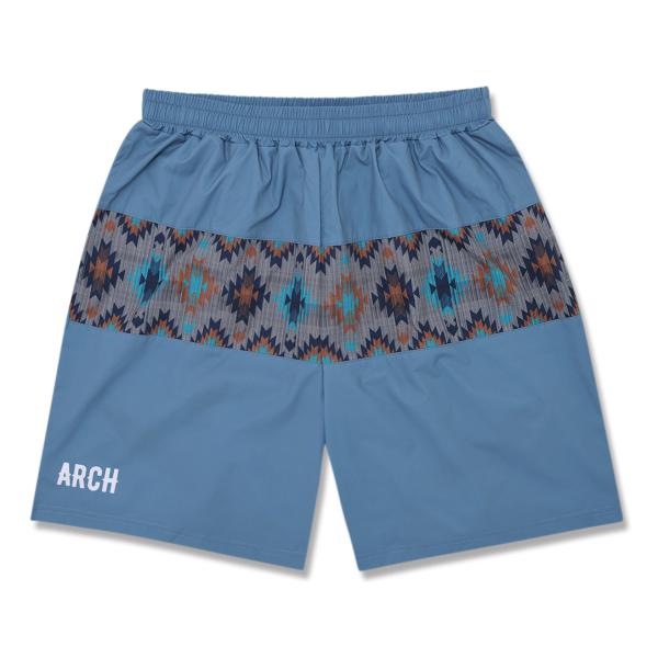 Arch native pattern shorts【B125119】blue