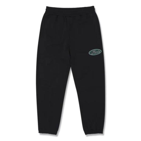 Arch oval logo sweat pants  【B224113】black