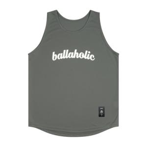 ballaholic LOGO Tanktop  【BHBTO00550CGW】charcoal gray/white｜tipoff