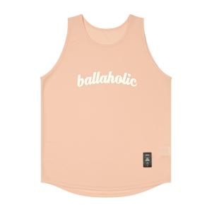 ballaholic LOGO Tanktop  【BHBTO00550PCW】peach/white