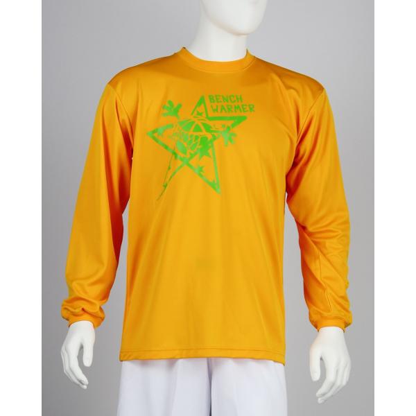 BENCHWARMER LONG SLEEVE SHIRTS　【BW19049】GOLD
