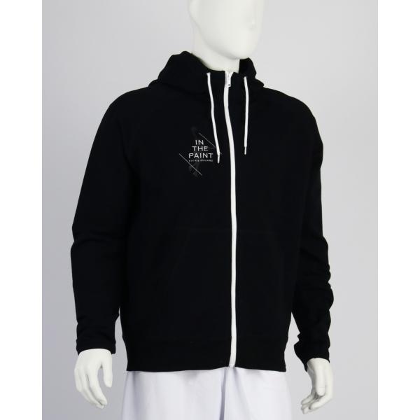 IN THE PAINT  FULL ZIP HOODIE 【ITP19375】BLK