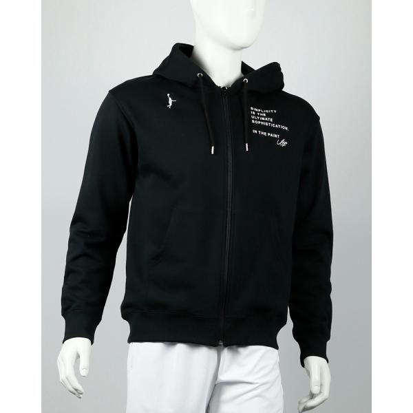 IN THE PAINT  SWEAT FULL ZIP HOODIE 【ITP21440】BLAC...