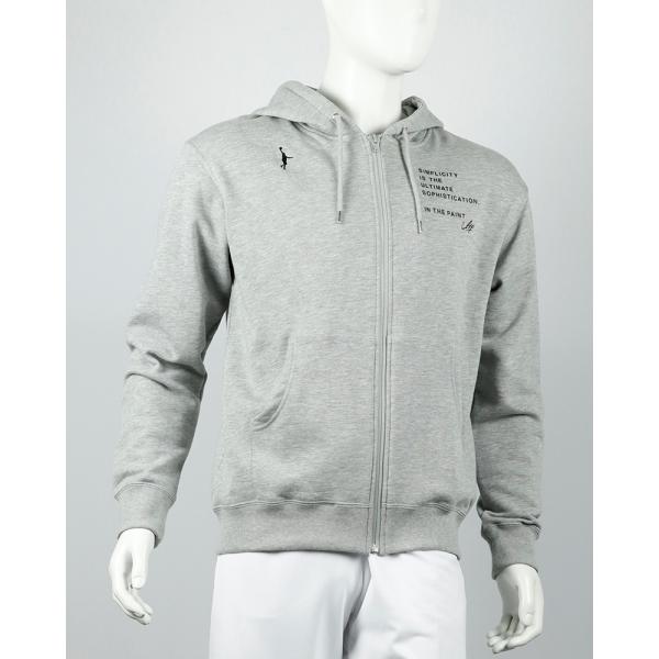 IN THE PAINT  SWEAT FULL ZIP HOODIE 【ITP21440】GRAY