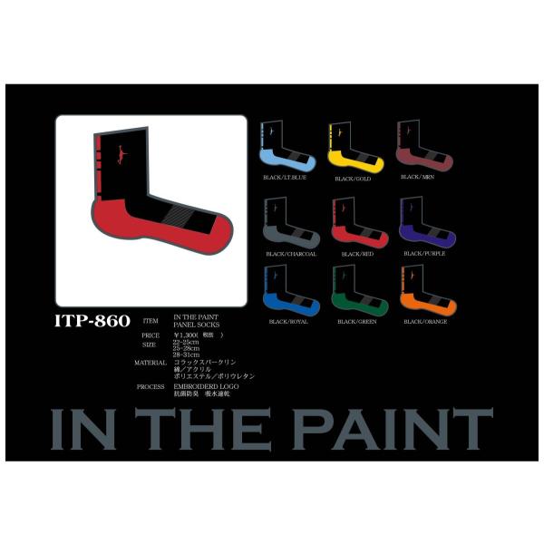 INTHE PAINT ソックス　【ITP860】