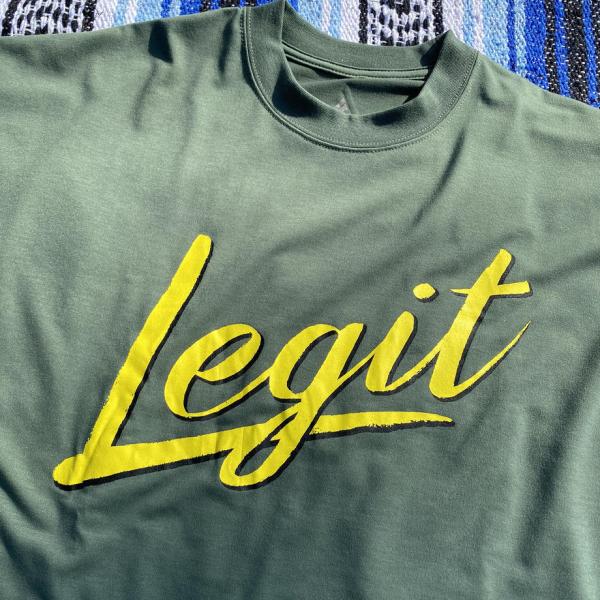 LEGIT BRUSH UP L/S　T　 (UNISEX)【LE20AWLS01】OLIVE