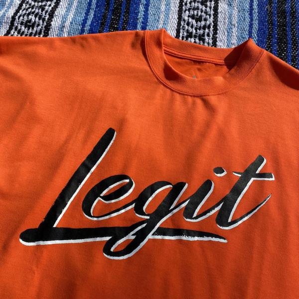 LEGIT BRUSH UP L/S　T　 (UNISEX)【LE20AWLS01】ORANGE
