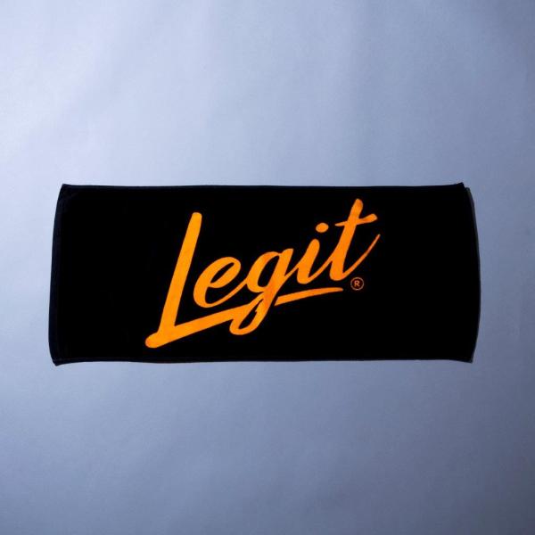 LEGIT BRUSH UP FACE TOWEL【LEAC03】BLK/ORG