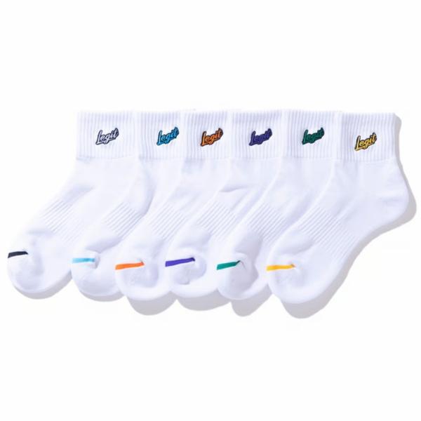 LEGITBRUSH UP SHORT SOCKS【LESO05】WHITE