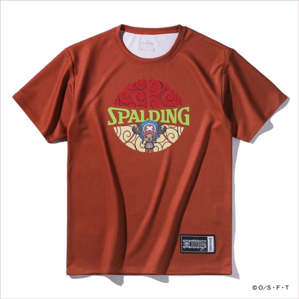 SPALDING ONE PIECE　ヒトヒトの実 ボールプリント 【SJT25159P】RED