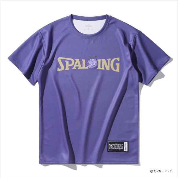 SPALDING ONE PIECE ゴムゴムの実 ロゴ 【SJT25160P】PURPLE