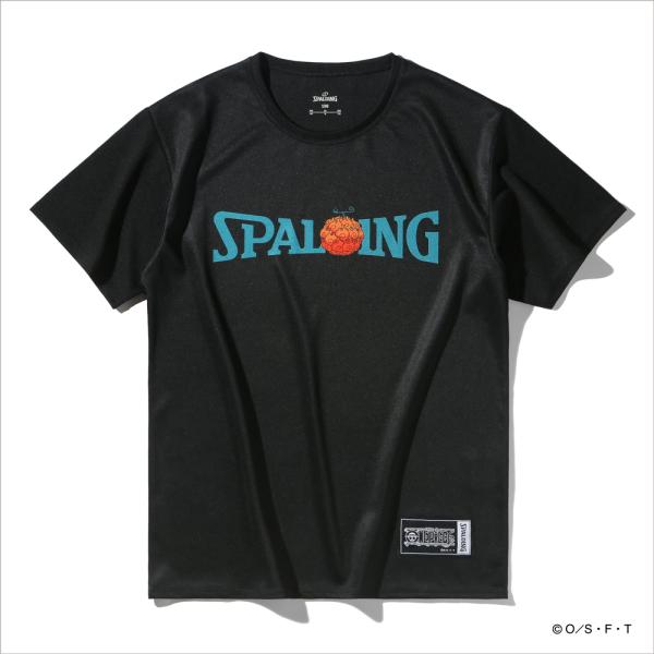 SPALDING ONE PIECE メラメラの実 ロゴ 【SJT25161P】BLACK