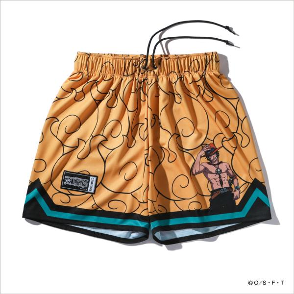 SPALDING　ジャージーショーツ ONE PIECE メラメラの実 【SMP25108P】