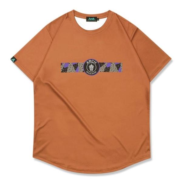Arch crush dot tee【T122-127】terracotta