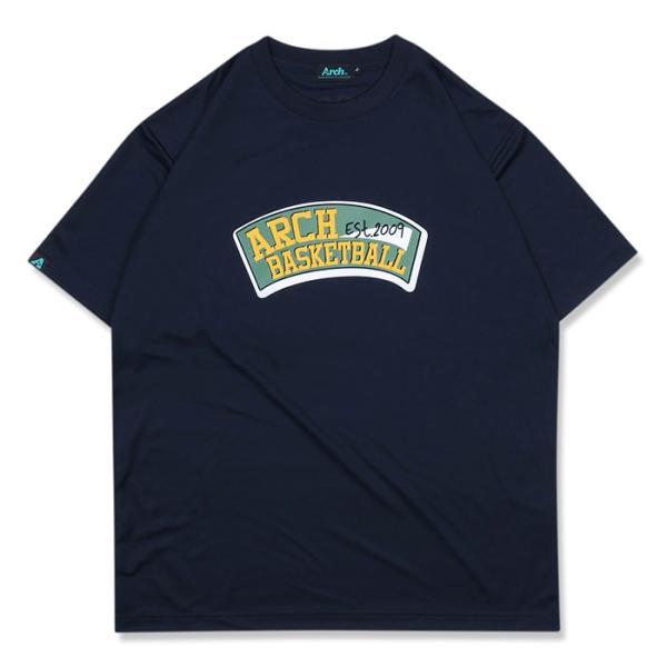 Arch sign plate tee【T122151】navy