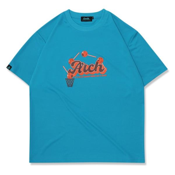 Arch candy shot tee【T123112】turquoise