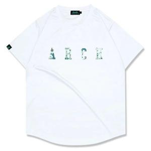 Arch  overlap camo tee【T124104】white｜tipoff
