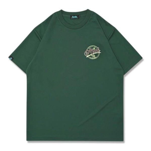 Arch ballpark tee【T125118】dark green