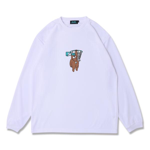 Arch My hoop kumasan L/S tee 【T325113】white