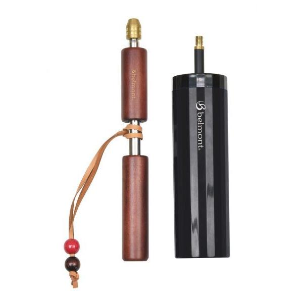 ベルモント 焚き火ブロウパイプ ダークブラウン ポンプ付き BM-381