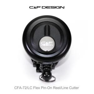 C&amp;Fデザイン ラインカッターつきフレックスピンオンリール CFA-72/LC / ネコポス便OK