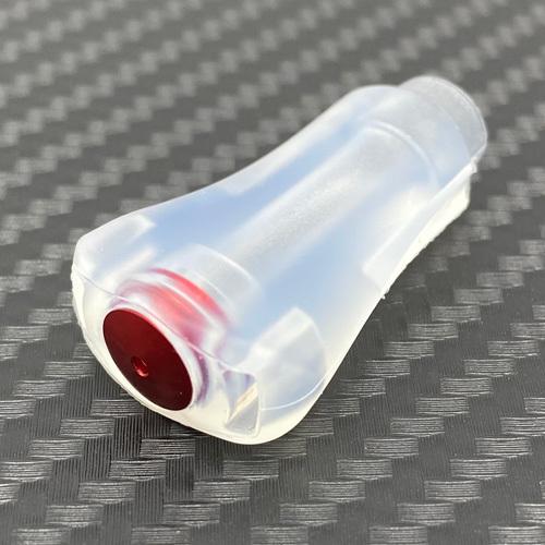 ダイワ用 シリコンフィットノブ クリアー レッド DLIVE / ネコポス便OK