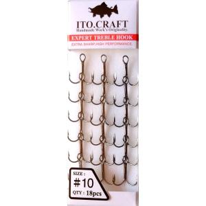 イトウクラフト エキスパートトレブルフック ET-65B #10 / ネコポス便