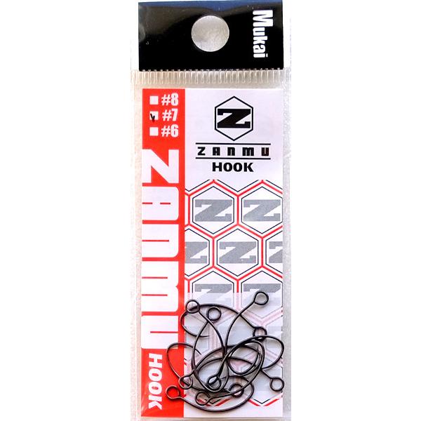 【特価】ムカイ ザンムフック クランク ＃７ 10本入り ZANMU Crank Mukai