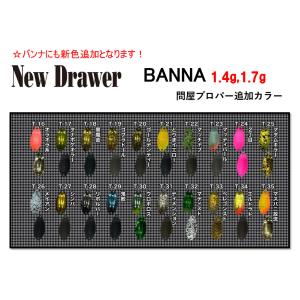 ニュードロワー バンナ 2025年問屋プロパー追加カラー