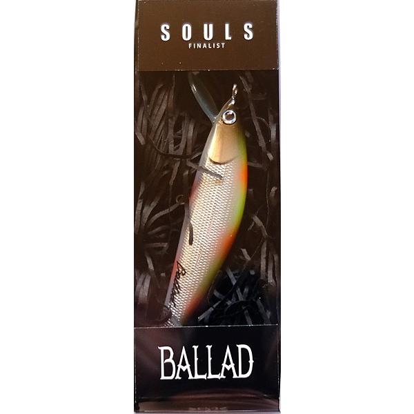 ソウルズ BALLAD バラッド 6 チャートバックレッドスポット ハンドメイドバルサミノー