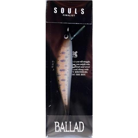 【訳有り】ソウルズ BALLAD バラッド 6 ヤマメ ハンドメイドバルサミノー / ネコポス便