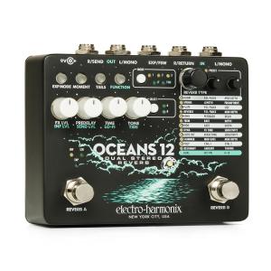 electro-harmonix OCEANS 12 [Dual Stereo Reverb] (リバーブ)(ご予約受付中)【ONLINE STORE】｜tiptoptone