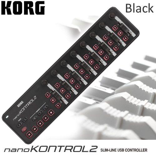 KORG nanoKONTROL2 SLIM-LINE USB Controller （Black）...