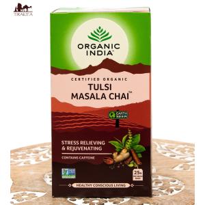 ハーブ ハーブティー トゥルシー ティーバッグ トゥルシーティ マサラチャイ MASALA CHAI(25包) (Organic India)｜tirakita-shop