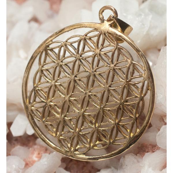 フラワー・オブ・ライフ Flower of life Lifeの大きめペンダント インド アクセ ネ...