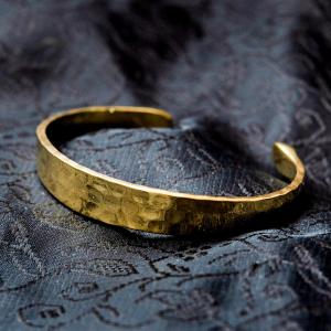 真鍮 喜平チェーン ブレスレット（Lサイズ）ブラス カニカン バングル