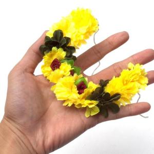 髪飾り 花 ジャスミン 南インド 南インドの髪...の詳細画像3