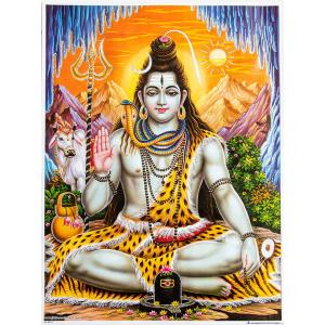 ラクシュミー 吉祥天 Lakshmi Laxmi 〔約40.5cm×約30.5cm〕輝くラメ