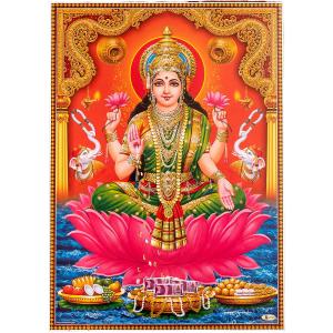 ドゥルガー デーヴァ神族 パールヴァティー ポスター : インド・アジア