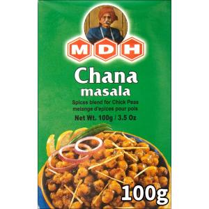 カレーパウダー MDH インド料理 チャナマサラ スパイス ミックス 100ｇ 小サイズ (MDH) アジアン食品｜tirakita-shop