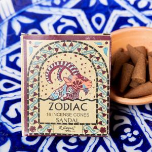 12星座 ホロスコープ 占星術 占い 〔やぎ座〕サンダルウッドの香り ゾディアック 黄道十二星座のコーン香