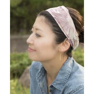 ヘアバンド 髪留め オールドサリー ターバン アンティークサリーのヘアバンド ヘアゴム 髪飾り カラフル