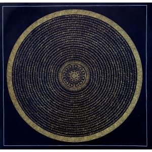 タンカ マンダラ 仏画 タンカのポスタ 特大 コスモス・マンダラ(宇宙