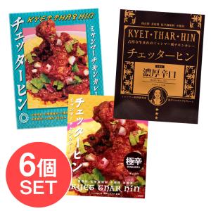 送料無料 セット ミャンマー ミャンマーカレー レトルトカレー (チェッターヒン 食べ比べ