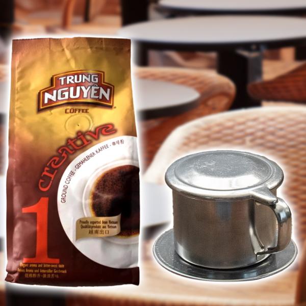 セット TRUNG NGUYEN ベトナム料理 (フィルターと豆セット)ベトナム コーヒー クリエイ...