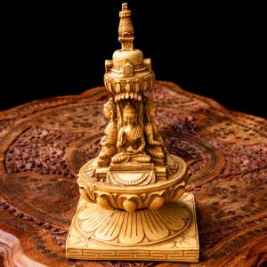 ラクシュミー 吉祥天 Lakshmi Laxmi 〔約40.5cm×約30.5cm〕輝くラメ